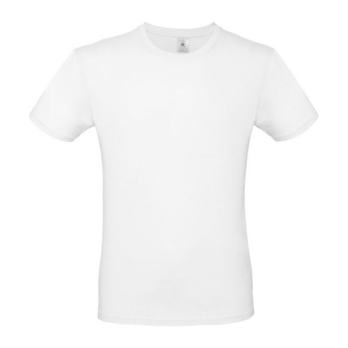 B&C B02E unisex rövid ujjú póló, white