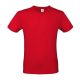 B&C B02E unisex rövid ujjú póló, red - L