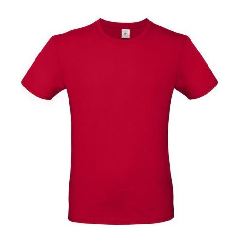 B&C B02E unisex rövid ujjú póló, deep red