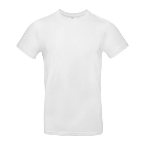 B&C B04E Exant 190 kereknyakú póló, white - XL