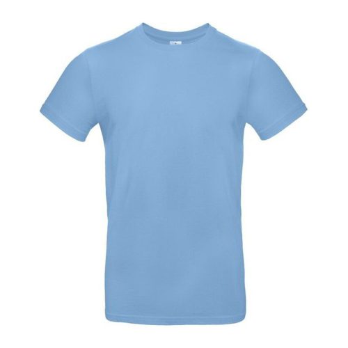 B&C B04E Exant 190 kereknyakú póló, sky blue - 2XL