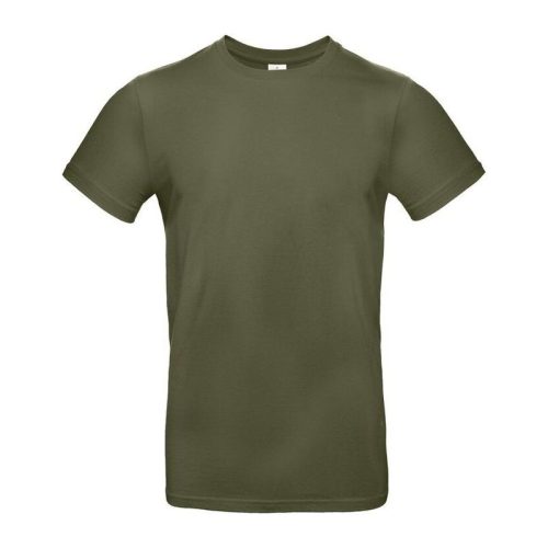 B&C B04E Exant 190 kereknyakú póló, urban khaki - 2XL