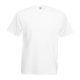 Fruit of the Loom F02 kereknyakú, rövid ujjú póló VALUEWEIGHT T, White - 3XL