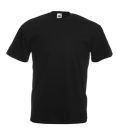 Fruit of the Loom F02 kereknyakú, rövid ujjú póló VALUEWEIGHT T, Black