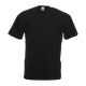 Fruit of the Loom F02 kereknyakú, rövid ujjú póló VALUEWEIGHT T, Black - 2XL