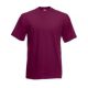 Fruit of the Loom F02 kereknyakú, rövid ujjú póló VALUEWEIGHT T, Burgundy - XL