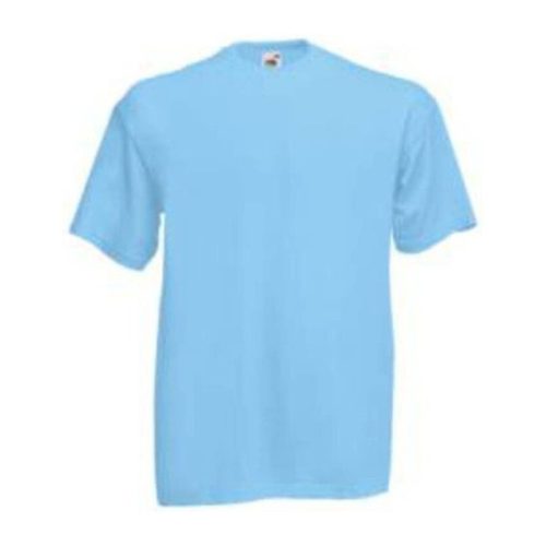 Fruit of the Loom F02 kereknyakú, rövid ujjú póló VALUEWEIGHT T, Sky Blue - 2XL