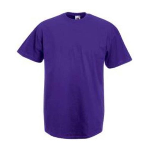 Fruit of the Loom F02 kereknyakú, rövid ujjú póló VALUEWEIGHT T, Purple