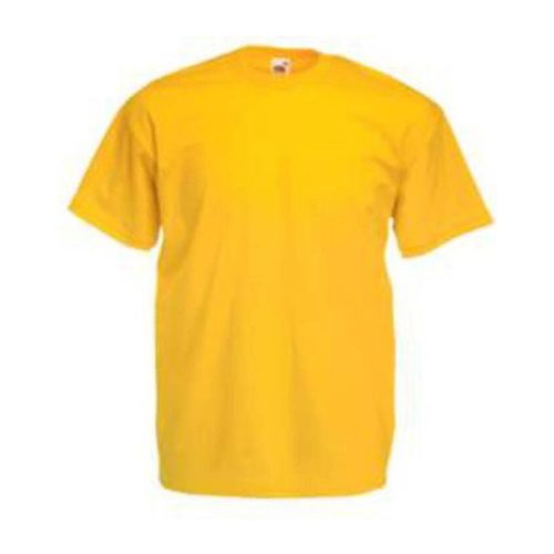 Fruit of the Loom F02 kereknyakú, rövid ujjú póló VALUEWEIGHT T, Sunflower - 2XL