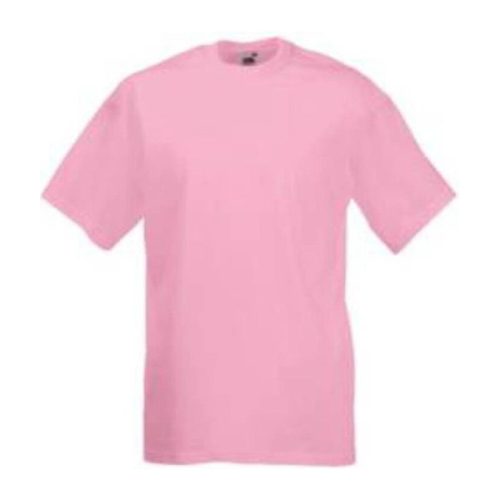 Fruit of the Loom F02 kereknyakú, rövid ujjú póló VALUEWEIGHT T, Light Pink - XL