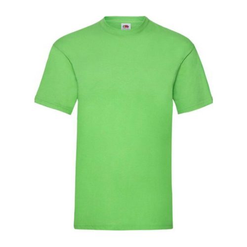 Fruit of the Loom F02 kereknyakú, rövid ujjú póló VALUEWEIGHT T, Lime