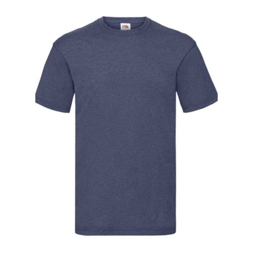 Fruit of the Loom F02 kereknyakú, rövid ujjú póló VALUEWEIGHT T, Vintage Heather Navy