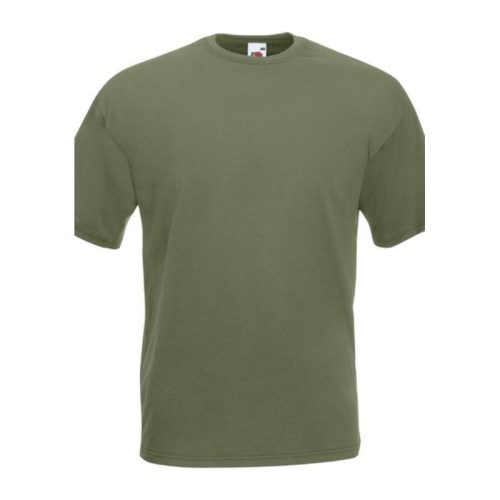 Fruit of the Loom F02 kereknyakú, rövid ujjú póló VALUEWEIGHT T, Classic Olive - XL