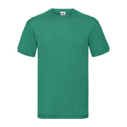 Fruit of the Loom F02 kereknyakú, rövid ujjú póló VALUEWEIGHT T, Retro Heather Green - 3XL