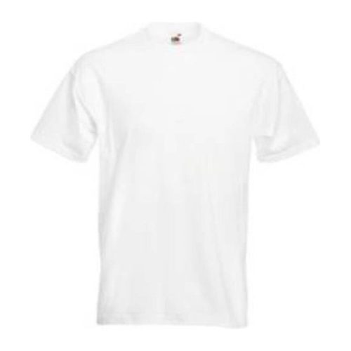 Fruit of the Loom F03 rövid ujjú környakas póló, SUPER PREMIUM T, White - M