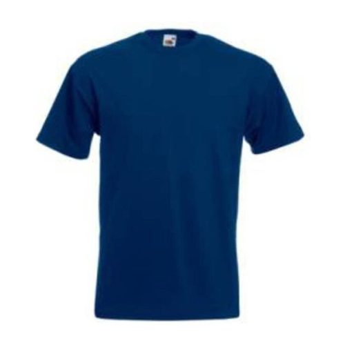 Fruit of the Loom F03 rövid ujjú környakas póló, SUPER PREMIUM T, Navy - M