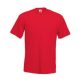 Fruit of the Loom F03 rövid ujjú környakas póló, SUPER PREMIUM T, Red - 3XL