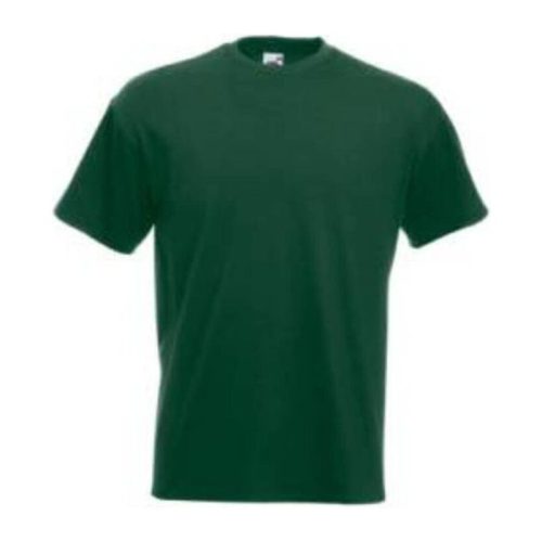 Fruit of the Loom F03 rövid ujjú környakas póló, SUPER PREMIUM T, Bottle Green - L