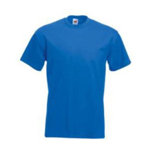 Fruit of the Loom F03 rövid ujjú környakas póló, SUPER PREMIUM T, Royal Blue - L