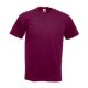 Fruit of the Loom F03 rövid ujjú környakas póló, SUPER PREMIUM T, Burgundy - M