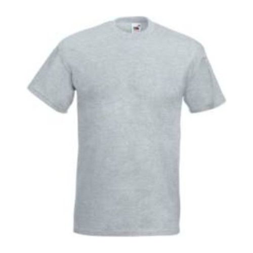 Fruit of the Loom F03 rövid ujjú környakas póló, SUPER PREMIUM T, Heather Grey - M