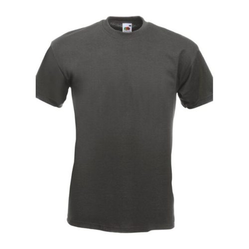 Fruit of the Loom F03 rövid ujjú környakas póló, SUPER PREMIUM T, Light Graphite - M