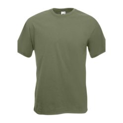   Fruit of the Loom F03 rövid ujjú környakas póló, SUPER PREMIUM T, Classic Olive - 2XL