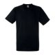 Fruit of the Loom F05 unisex rövid ujjú póló, HEAVY T, Black - L