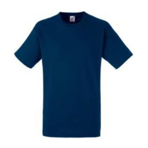 Fruit of the Loom F05 unisex rövid ujjú póló, HEAVY T, Navy - 3XL