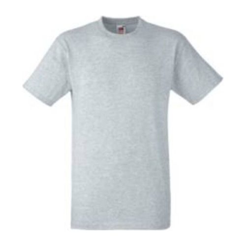 Fruit of the Loom F05 unisex rövid ujjú póló, HEAVY T, Heather Grey