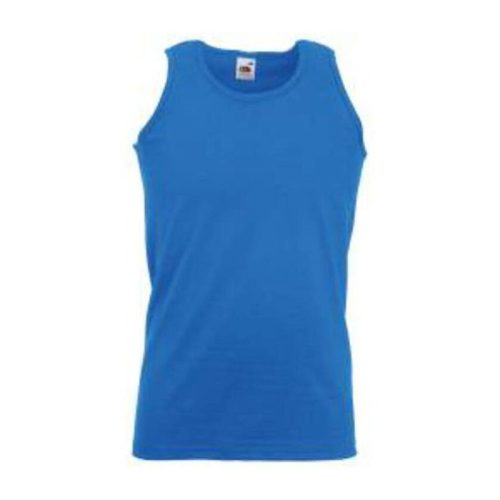 Fruit of the Loom F06 ujjatlan, sportos trikó, ATHLETIC VEST, Royal Blue - M