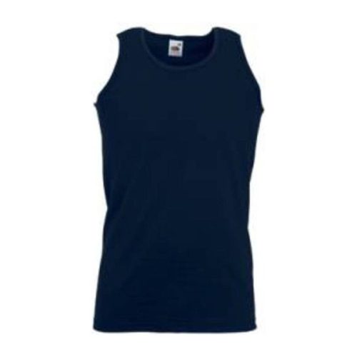 Fruit of the Loom F06 ujjatlan, sportos trikó, ATHLETIC VEST, Deep Navy