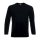 Fruit of the Loom F07 hosszú ujjú póló, VALUEWEIGHT LONG SLEEVE T, Black