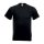 Fruit of the Loom F08 V-nyakú pamut póló, VALUEWEIGHT V-NECK T, Black