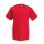 Fruit of the Loom F08 V-nyakú pamut póló, VALUEWEIGHT V-NECK T, Red - M