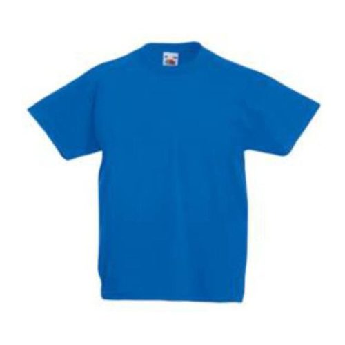 Fruit of the Loom F37 környakas gyerek póló, Kids Valueweight T, Royal Blue - 2/3