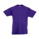 Fruit of the Loom F37 környakas gyerek póló, Kids Valueweight T, Purple