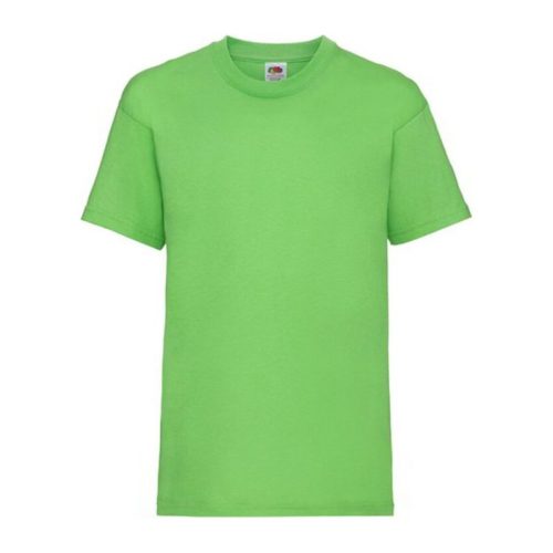 Fruit of the Loom F37 környakas gyerek póló, Kids Valueweight T, Lime - 7/8