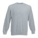 Fruit of the Loom F41 kereknyakú pulóver, SET-IN SWEAT, Heather Grey - 2XL