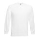 Fruit of the Loom F42 raglános ujjú környakas pulóver, Classic Raglan Sweat, White - M