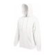 Fruit of the Loom F44 kapucnis pulóver, HOODED SWEAT, White - M