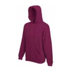   Fruit of the Loom F44 kapucnis pulóver, HOODED SWEAT, Burgundy