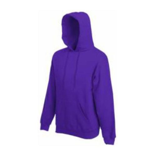 Fruit of the Loom F44 kapucnis pulóver, HOODED SWEAT, Purple