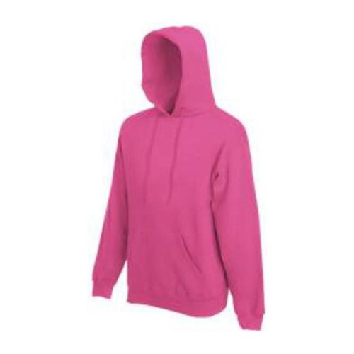 Fruit of the Loom F44 kapucnis pulóver, HOODED SWEAT, Fuchsia