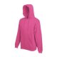 Fruit of the Loom F44 kapucnis pulóver, HOODED SWEAT, Fuchsia