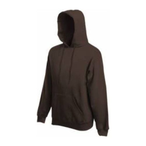 Fruit of the Loom F44 kapucnis pulóver, HOODED SWEAT, Chocolate