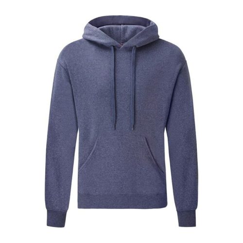 Fruit of the Loom F44 kapucnis pulóver, HOODED SWEAT, Kék - M