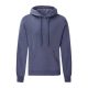 Fruit of the Loom F44 kapucnis pulóver, HOODED SWEAT, Kék - M