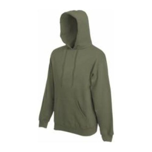 Fruit of the Loom F44 kapucnis pulóver, HOODED SWEAT, Olive