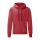 Fruit of the Loom F44 kapucnis pulóver, HOODED SWEAT, Heather Red